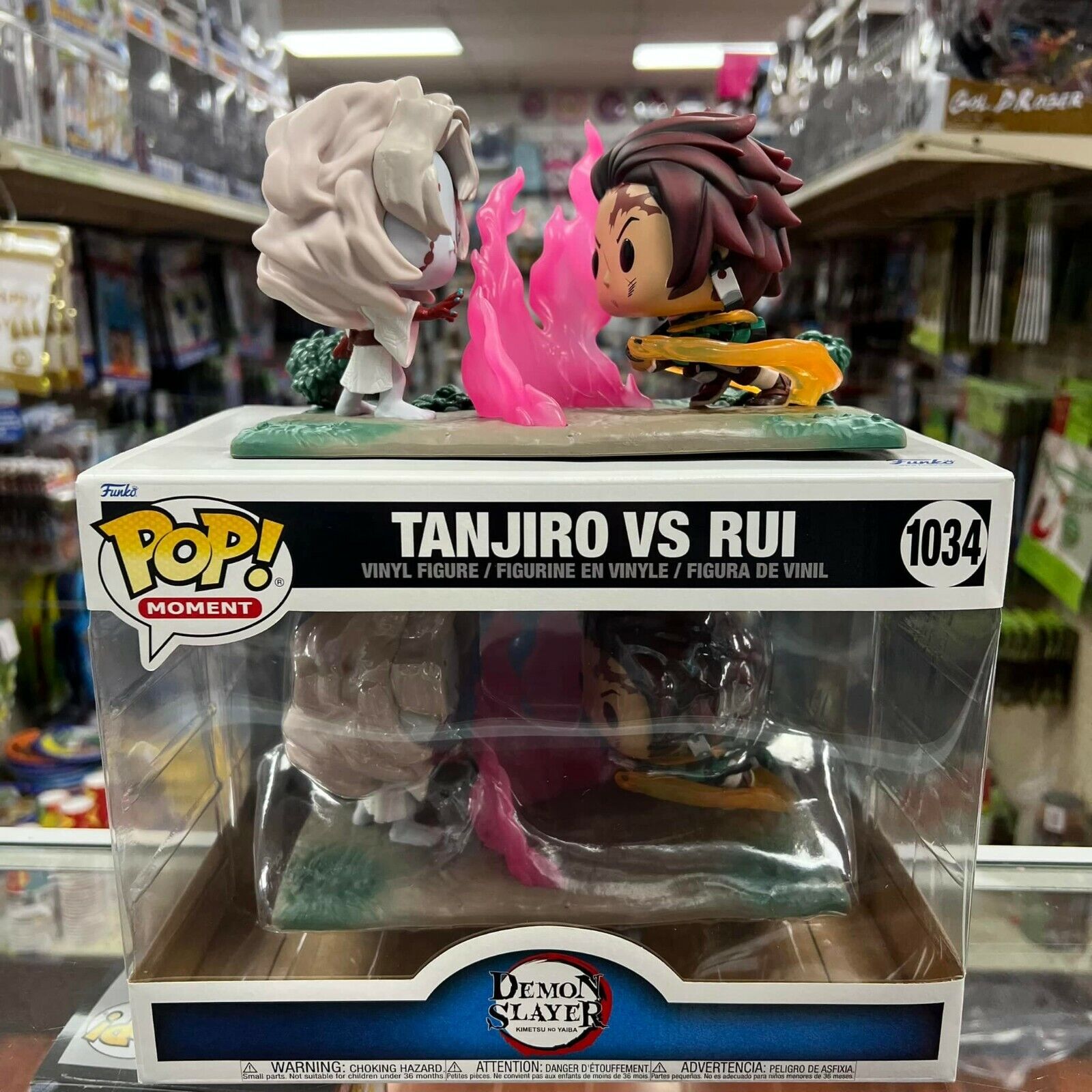 Funko Pop! Moment: Demon Slayer - Tanjiro vs. Rui Vinyl Figure