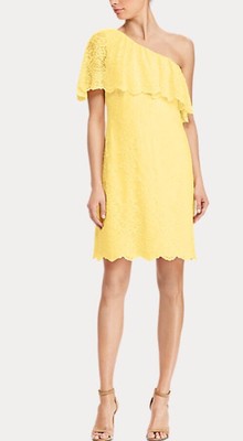 lauren ralph lauren scalloped lace dress