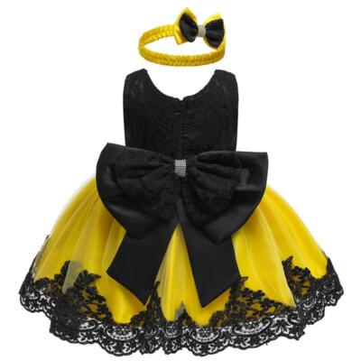 Neue Mädchenkleidung für Prinzessin Party Kleider für Kleinkinder Kindergeburtstag Kleidung