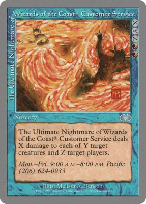 The Ultimate Nightmare of Wizards of the Coast  Customer Service - Unglued - X1