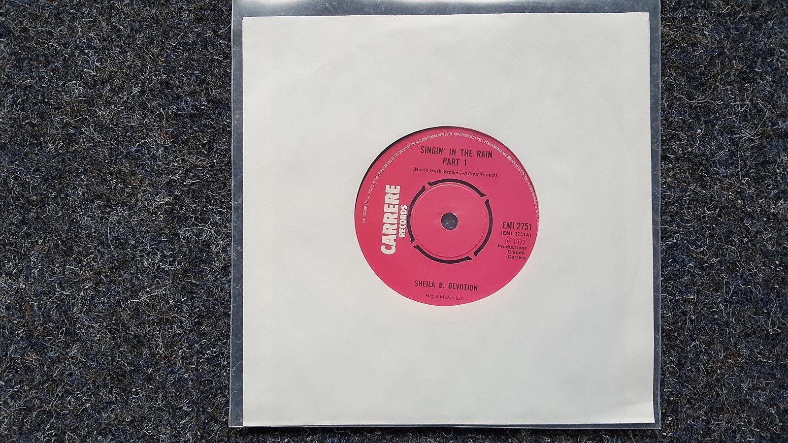 7"" Single Vinyl Sheila B. Devotion - Singin' in the rain UK