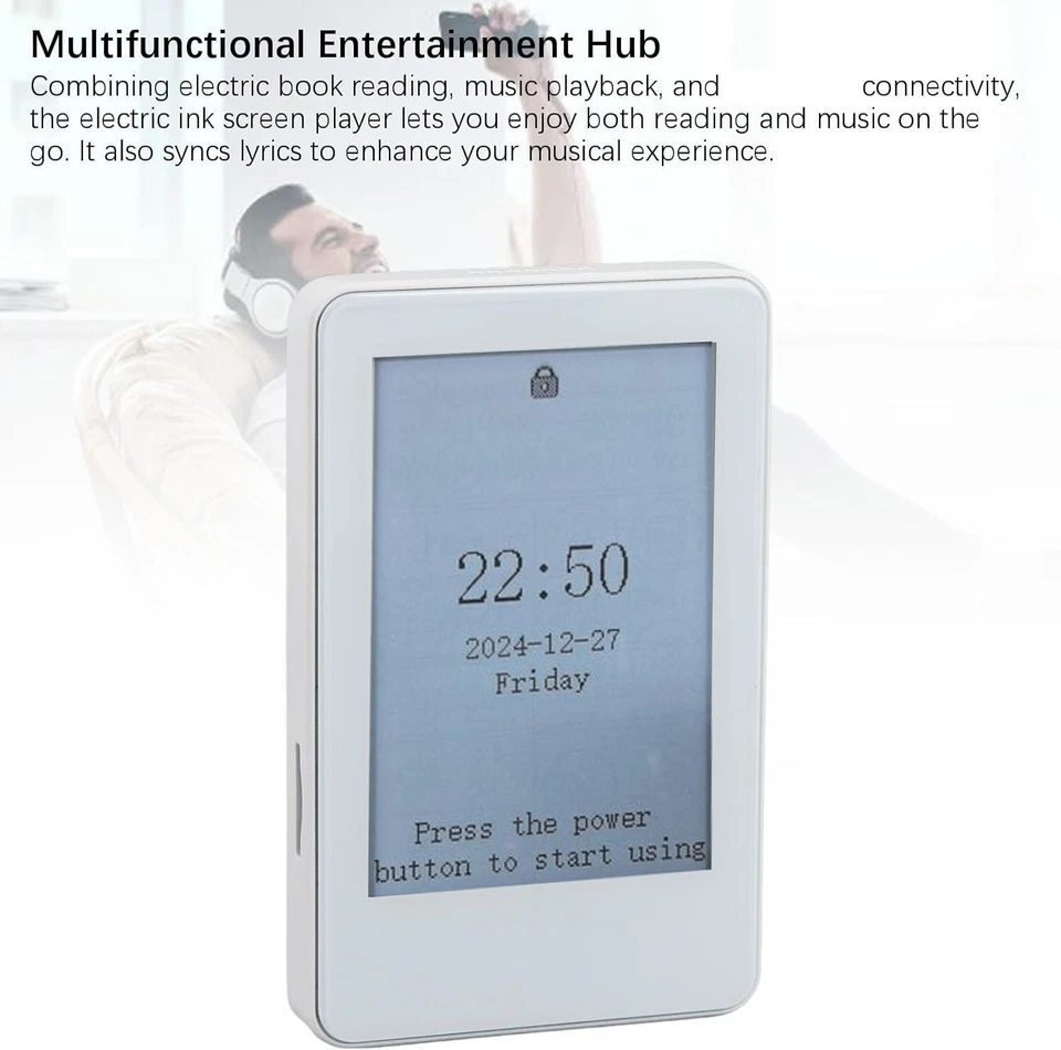 E-book Reader, 2.7 Inch Ink Screen Compact MP3 Player FREE SHIPPING New - Image 2 of 4