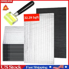 32 SqFt Car Sound Deadener Mat Proofing Thick Insulation Material Dynamax Noise