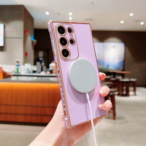 Coque Étui Pour Samsung S25 Ultra S24 FE S23 S22 Coeur Magnétique Magsafe Case - Photo 7 sur 18