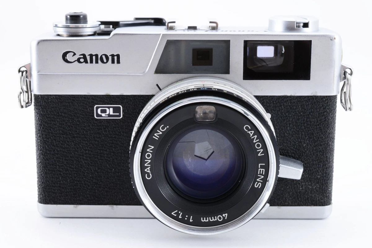 Canon Canonet QL17 35mm Rangefinder Film Camera 40mm F1.7 w/Case