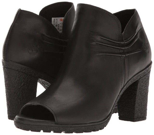 timberland peep toe booties