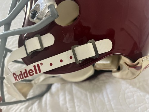 Vintage GAME USED PAC 10 player worn Riddell Football Helmet USC TROJANS beauty - Picture 4 of 10