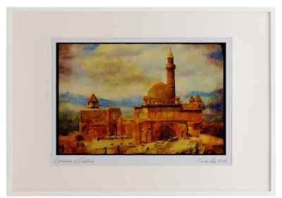 467078 Isak Pasa Sarayi, Dogu Bayazit, Osttürkei Aquarell Bilderrahmen