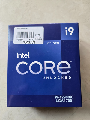 Intel Core i9-12900K Processor (5.2 GHz, 16 Cores, FCLGA1700) Box