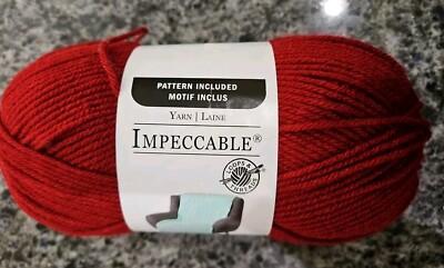 Loops and Threads Impeccable Yarn #1532 CLARET RED Acrylic NEW 4.5 Oz 285 Yards