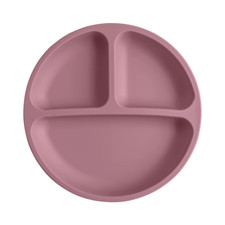 1PC Silicone Dish for Baby Fashionable Suction Plates BPA Free Soft Compartment