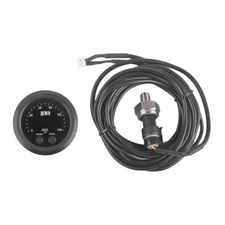 2" Oil Pressure Gauge with 1/8 Npt Sensor Red Display Digital 0-150psi 12V-24V