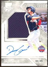 Dalton Guthrie 2016 Elite Extra Edition USA Collegiate Silhouette AU Silver #8 