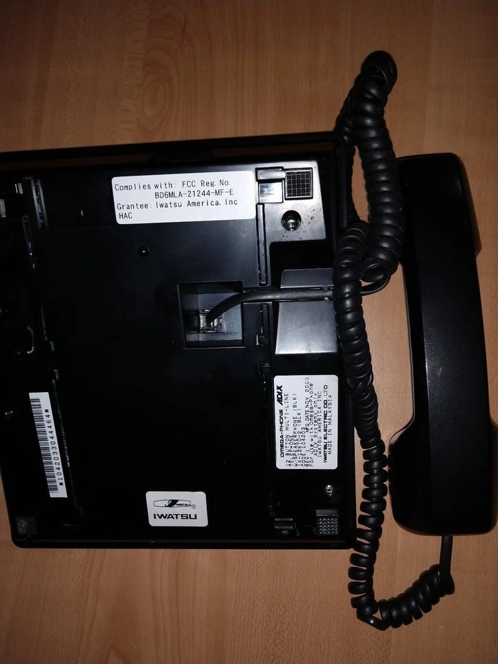 Iwatsu Omega-Phone Adix 12 Button Multi-Line Phone w/ Speakerphone IX-12KTD-2 - Image 3 of 3