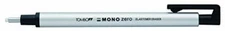Tombow Holder Eraser Mono Zero Round Shapre Silver (EH-KUR04) JAPAN IMPORT
