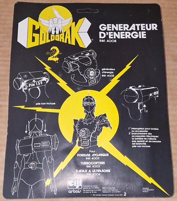Vintage 70's Super Joe POWER PACK Set GI joe Goldorak France