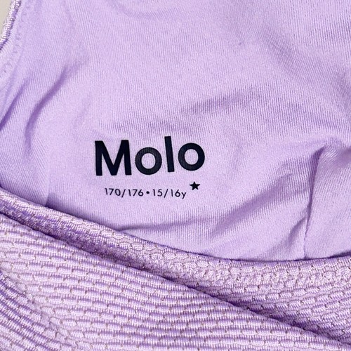 Molo Big Girls Size 15/16Y 170/176cm Purple Nicola Asymmetical Sporty Bikini - Picture 3 of 6