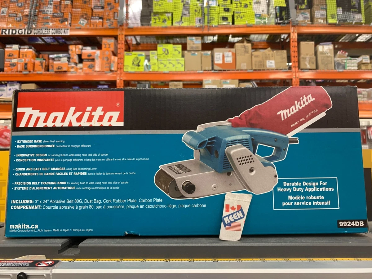 MAKITA CANADA 3 inch x 24 inch Belt Sander CORDED 120V