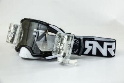 RIP N ROLL PLATINUM WVS ROLL OFF GOGGLES Schwarz MOTOCROSS RNR Wide Vision System