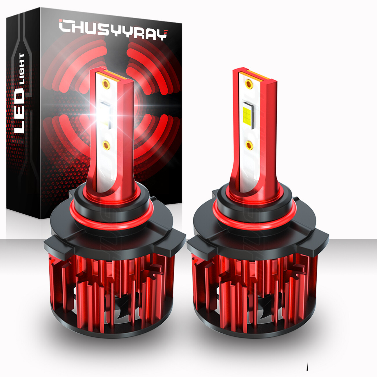 For Fiat 500 2012 2013 2014 - 2019 LED Combo Headlight Kit 9012 High/Low Beam