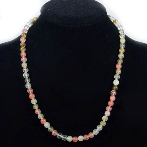 Joyería de Moda 6mm Natural Multicolor Redondo Piedras Preciosas Cuentas Collar 18-36" - Imagen 118 de 118