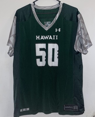 University Of Hawaii Mens Under Armour Football Jersey Size