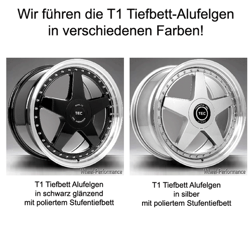 18 Zoll T2 Stufentiefbett Alufelgen 8x18 4x100 ET35 in silber für Dacia Nissan - Bild 8 von 8