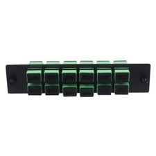 -1pcs 12 Fiber SC to SC APC Single Mode Fiber Patch Panel with 12 SC/SC APC S...