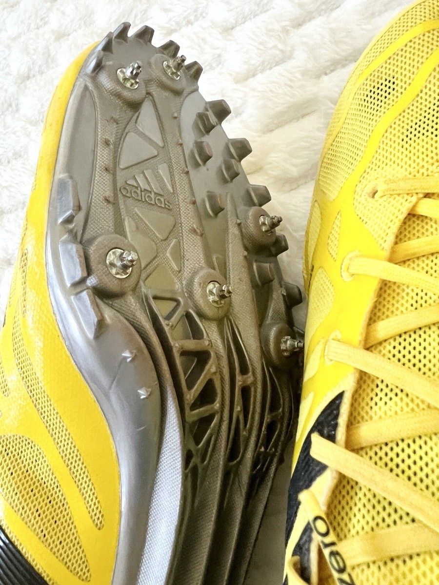 ADIDAS Adizero Prime Accelerator Yellow/Black Sprint Track Spikes - Mens 9.5 ADIDAS Adizero Prime Accelerator Yellow Black Sprint Track  main image 2