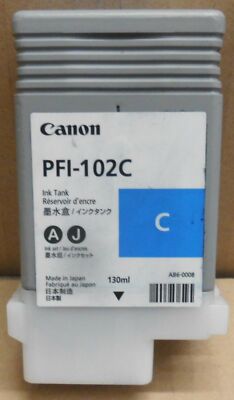 Canon PFI-102C Tinte cyan 0896B001 IPF 600 610 655 700 710 720 750 765 ohne OVP