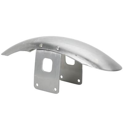 Lowbrow Customs Shorty Steel Front Fender Harley Sportster Dyna 39mm bobber cafe