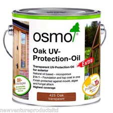 Osmo UV Protection Oil Extra 425 Oak Satin 2.5 litre - For Exterior Wood