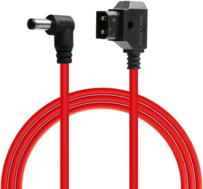Power Tap D-Tap to 2.1 DC 12v Right Angle Cable for Blackmagic Design Video A...