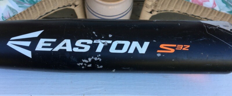 Batte De Baseball Easton S32 Power Brigade 32 Pouces 29 Oz - BBCOR .50, Alliage Métal, Noir