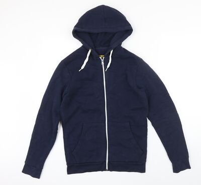 RWC Herren Hoodie blau Polyester Full Zip Größe S