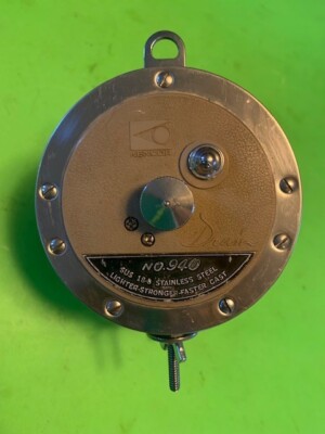 VINTAGE KENCOR DRUM MODEL NO. 940 4/0 STAINLESS STEEL TROLLING