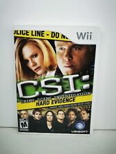 🧤CSI🧤 Crime Scene Investigation Hard Evidence (Nintendo Wii, 2008) +complete+✓