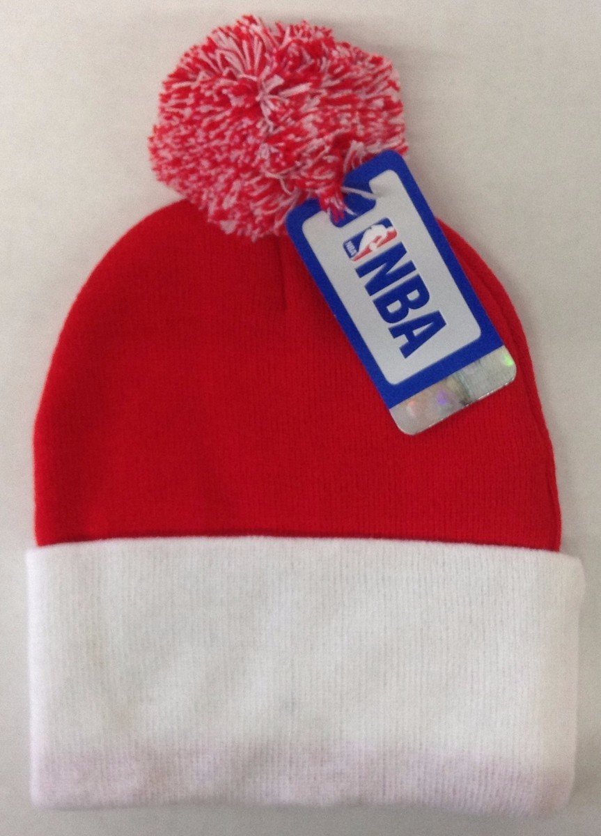 帽子 [0] LA CLIPPERS ADIDAS POM POM BEANIE NBA Los Angeles Clippers Basketball Red Beanie Stocking Hat