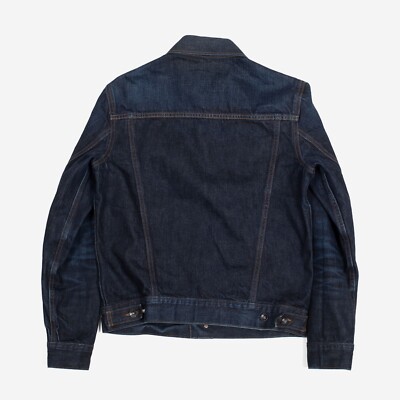 Men's Gap Denim Jacket Dark Blue Distress XS | eBay