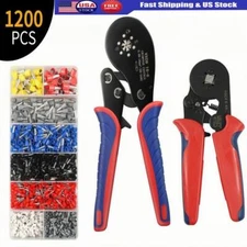 1/1200PCS Connectors Cord Wire Crimp Cable Pin End Bootlace Ferrule Terminals