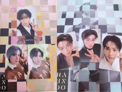 CHA EUNWOO 1st Mini Album ENTITY EQUAL EACH Official Photocard Set
