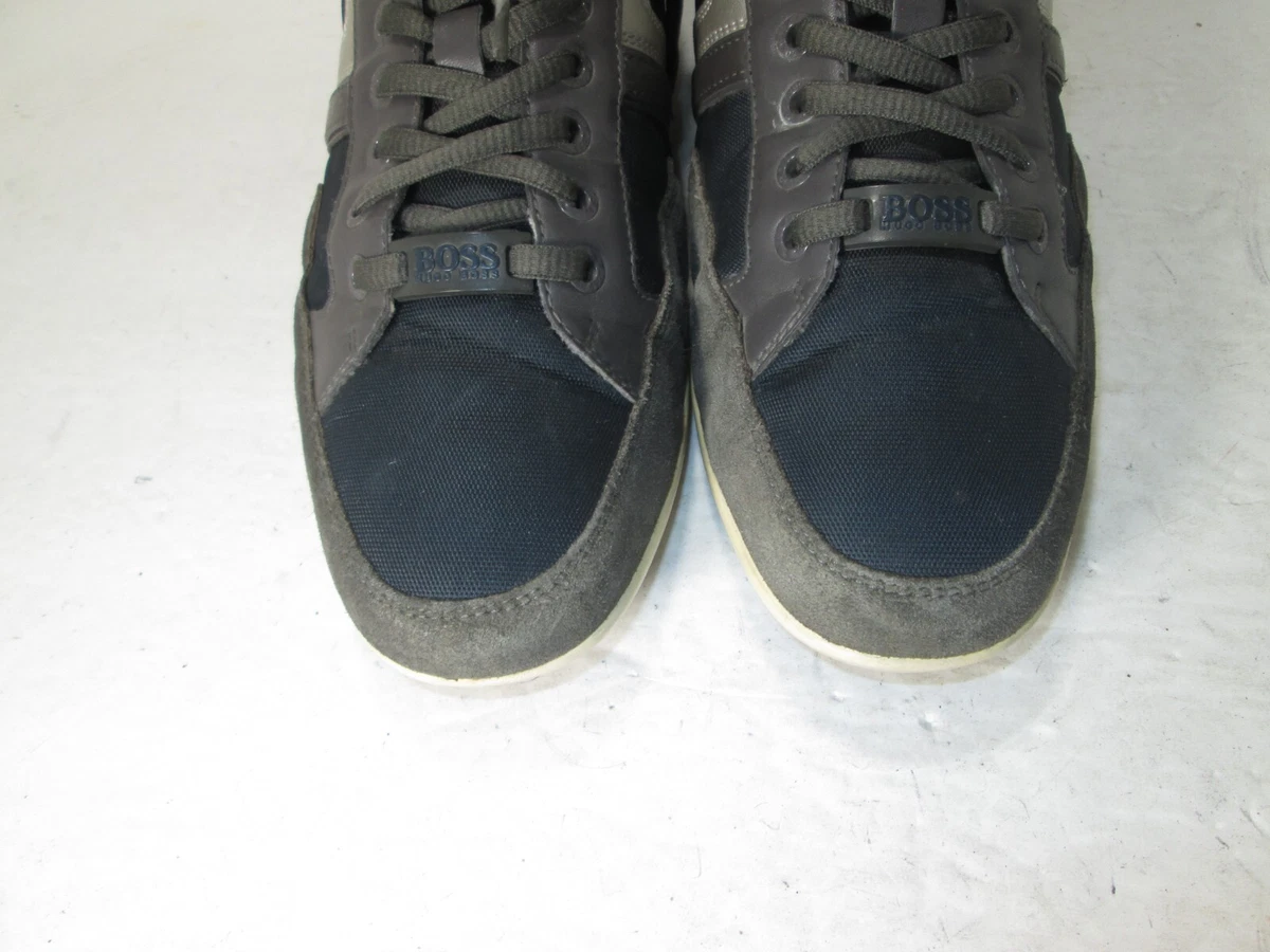 Hugo boss top spacit trainers grey
