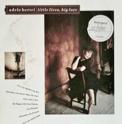 Adele Bertei - Little Lives, Big Love (7'')