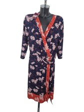 Joe Browns Floral Wrap Dress Midi Length Multicolour Size UK 18