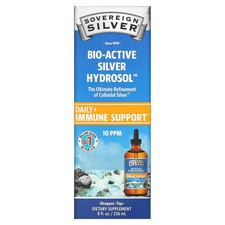 2 X Sovereign Silver, Bio-Active Silver Hydrosol Dropper-Top, Daily  Immune Sup