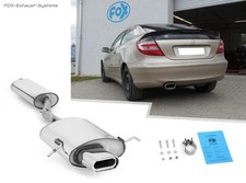  Sportauspuff-Komplettanlage C-Klasse Sportcoupe CLC203 160x80mm flachoval 