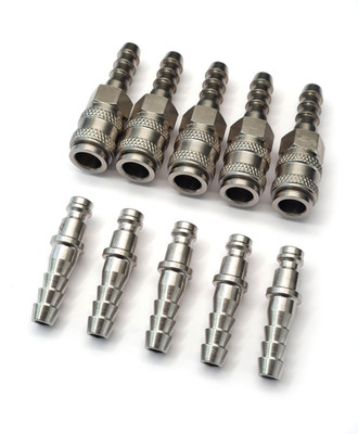 Rectus 21 Fensterreinigung Wasser gespeiste Stange Schlauchtrommel Microbore Verbinder 5er Set