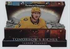 2022 Upper Deck Parkhurst Champions Tomorrow's Riches Tanner Jeannot #TR-6 18en