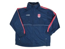 Hull Kingston Rovers Full Zip TrainingJacket Size XXL Bench Managers Lined Blue