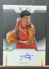 Yves Missi 2024-25 Panini Noir #ANC-YVS RC Rookie Auto #32/99